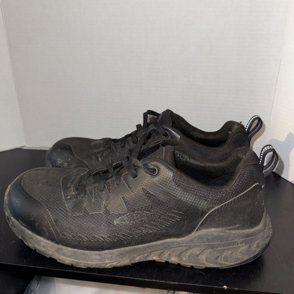 KEEN Utility Arvada Shift Mens Sz 12 2E Composite Toe Black Work Sneakers - Picture 3 of 9